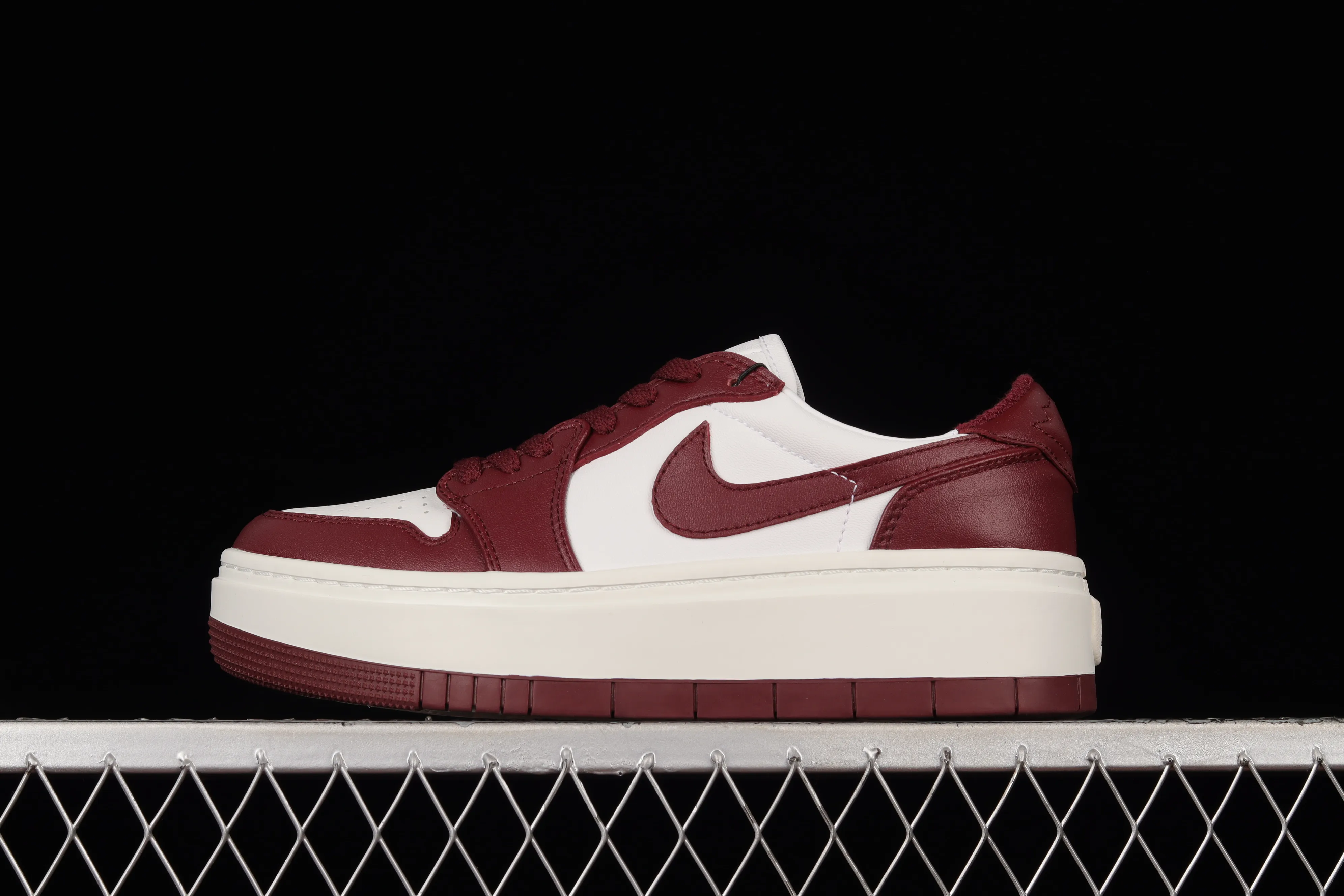 All categories Air Jordan Jordan series basketball shoes Air Jordan 1 Low Z version Air Jordan 1 Elevate Low SE "Wolf Grey" Little AJ first layer thick sole retro basketball shoes DH7004-161